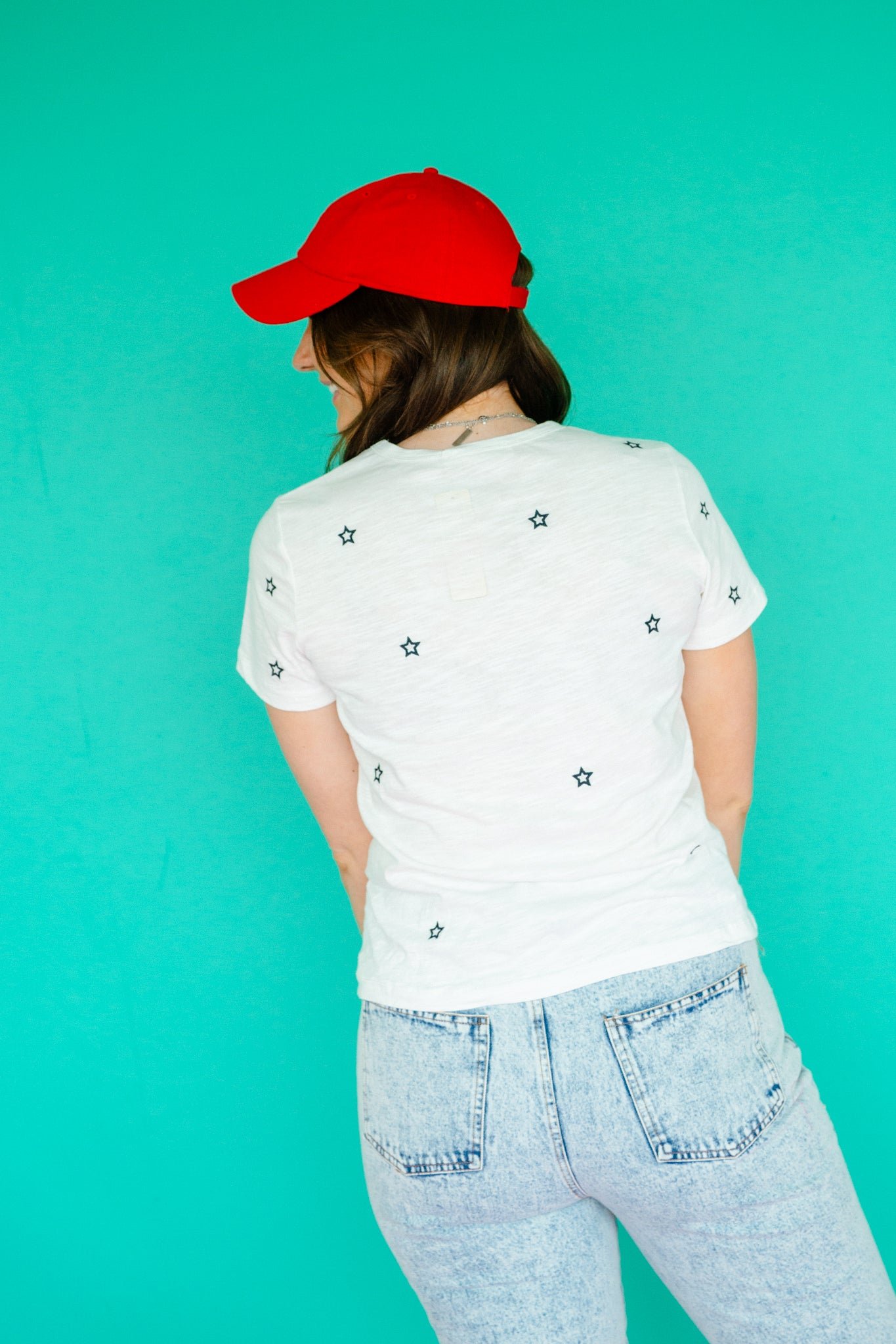 Betty Star Embroidered Tee — view 12