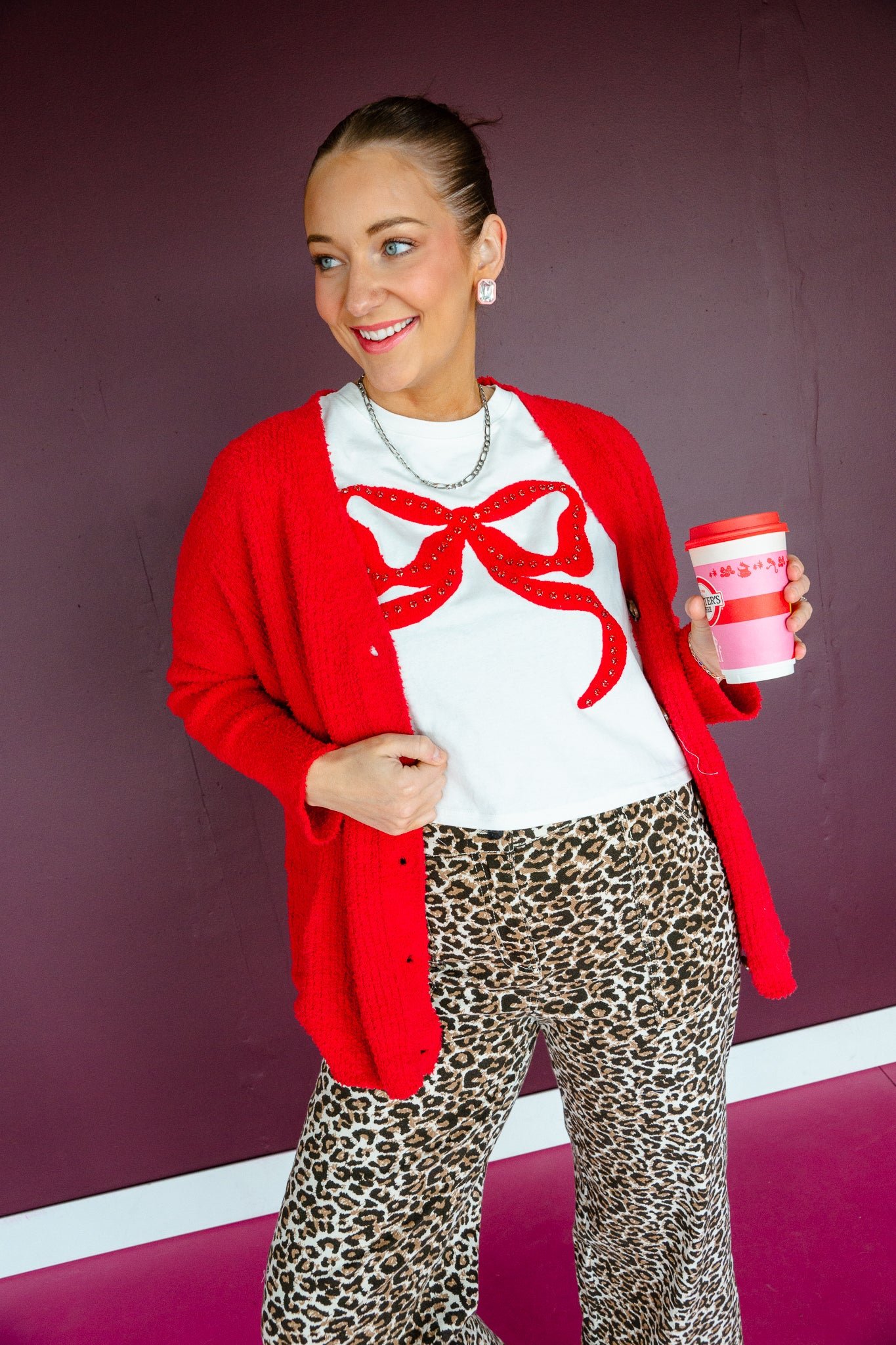 Carolina Boxy Bow Tee — view 2