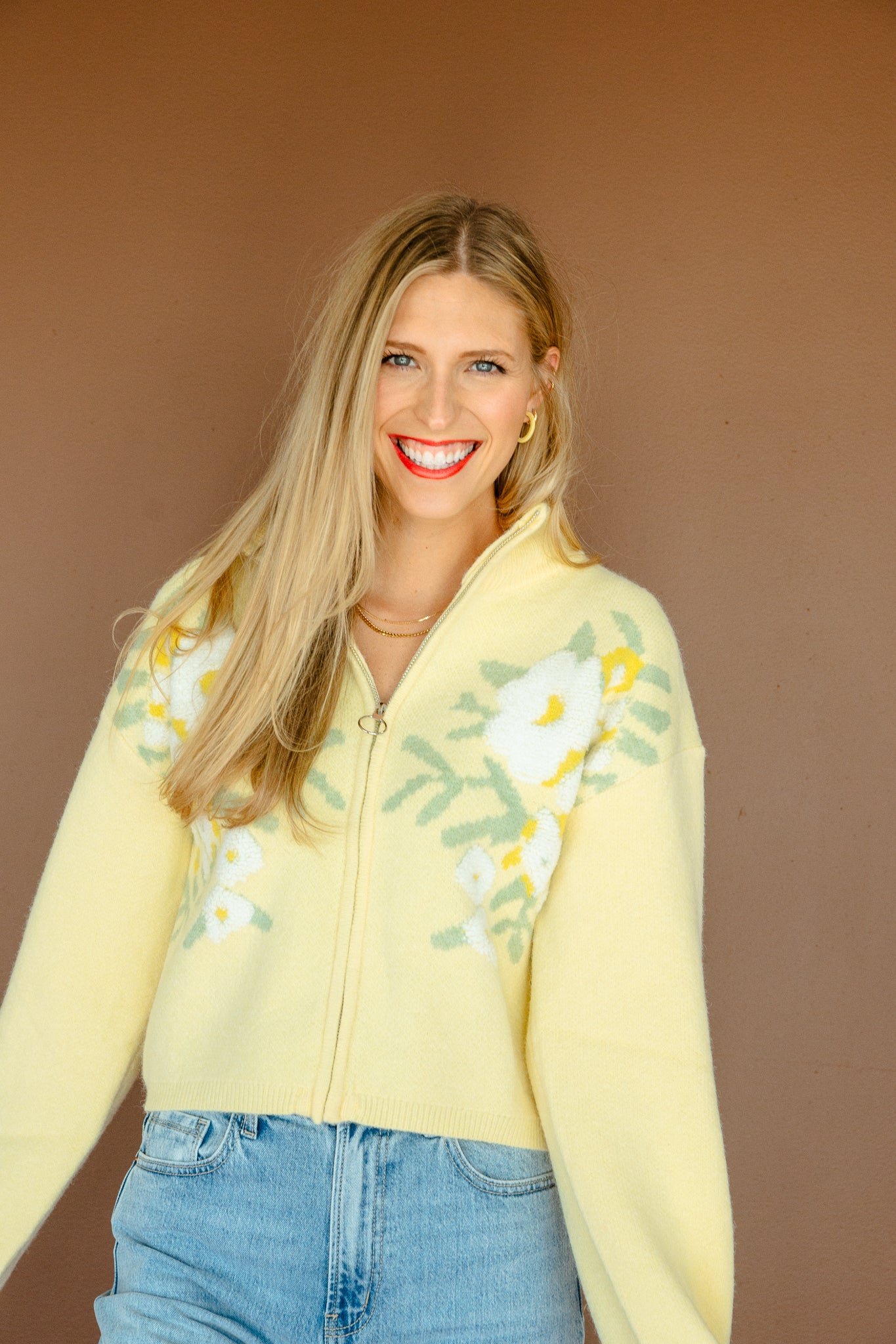 Talulah Zip Up Sweater — view 6