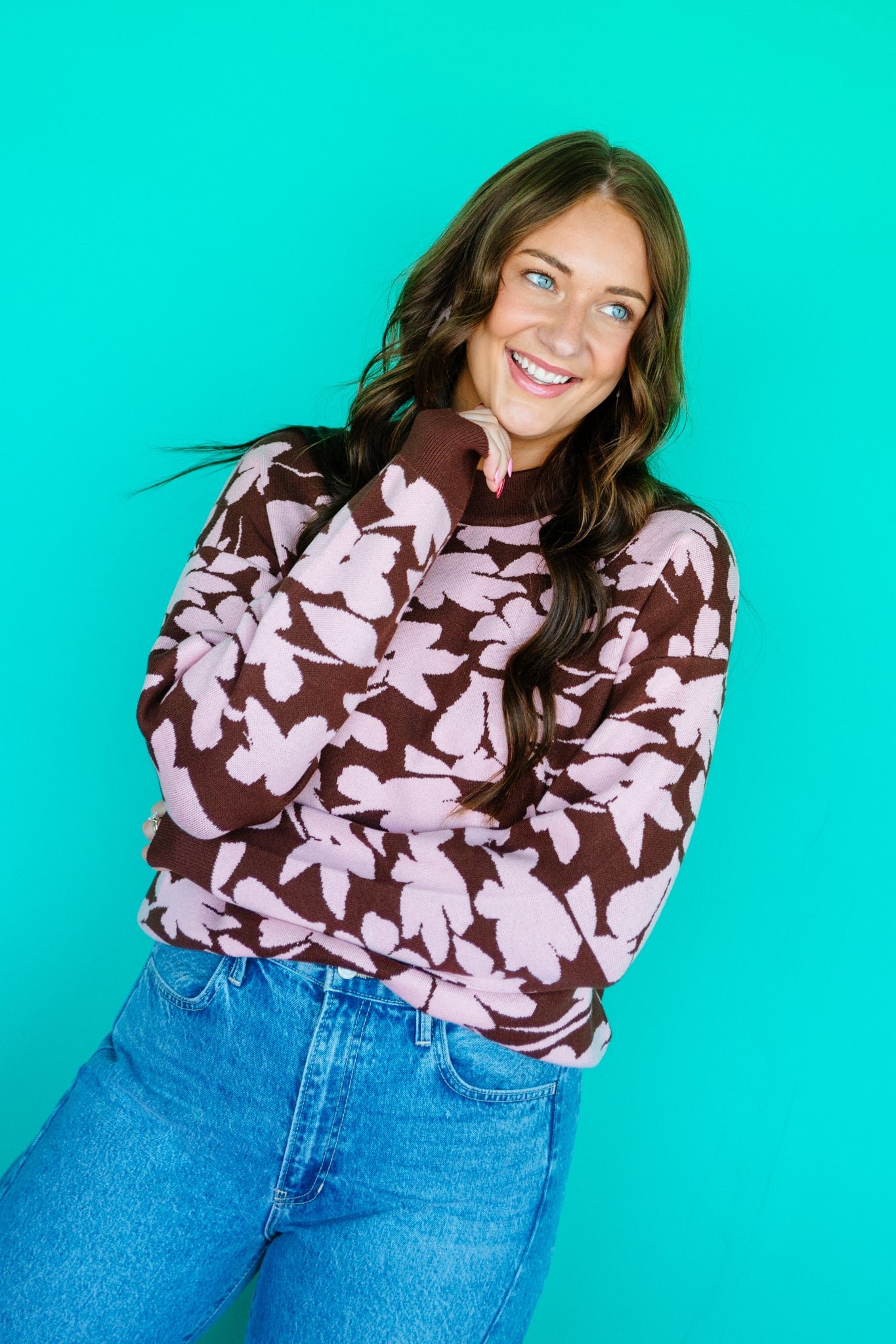 Theresa Mock Neck Sweater — view 8