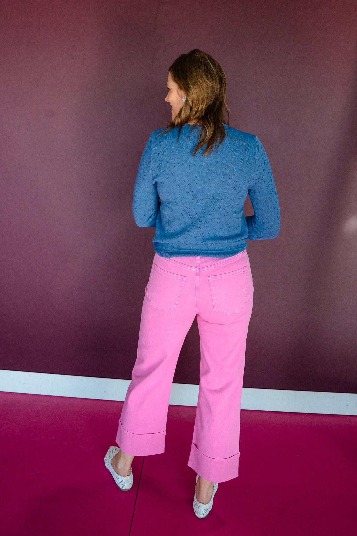 Reese Knit Detail Sweater — view 10