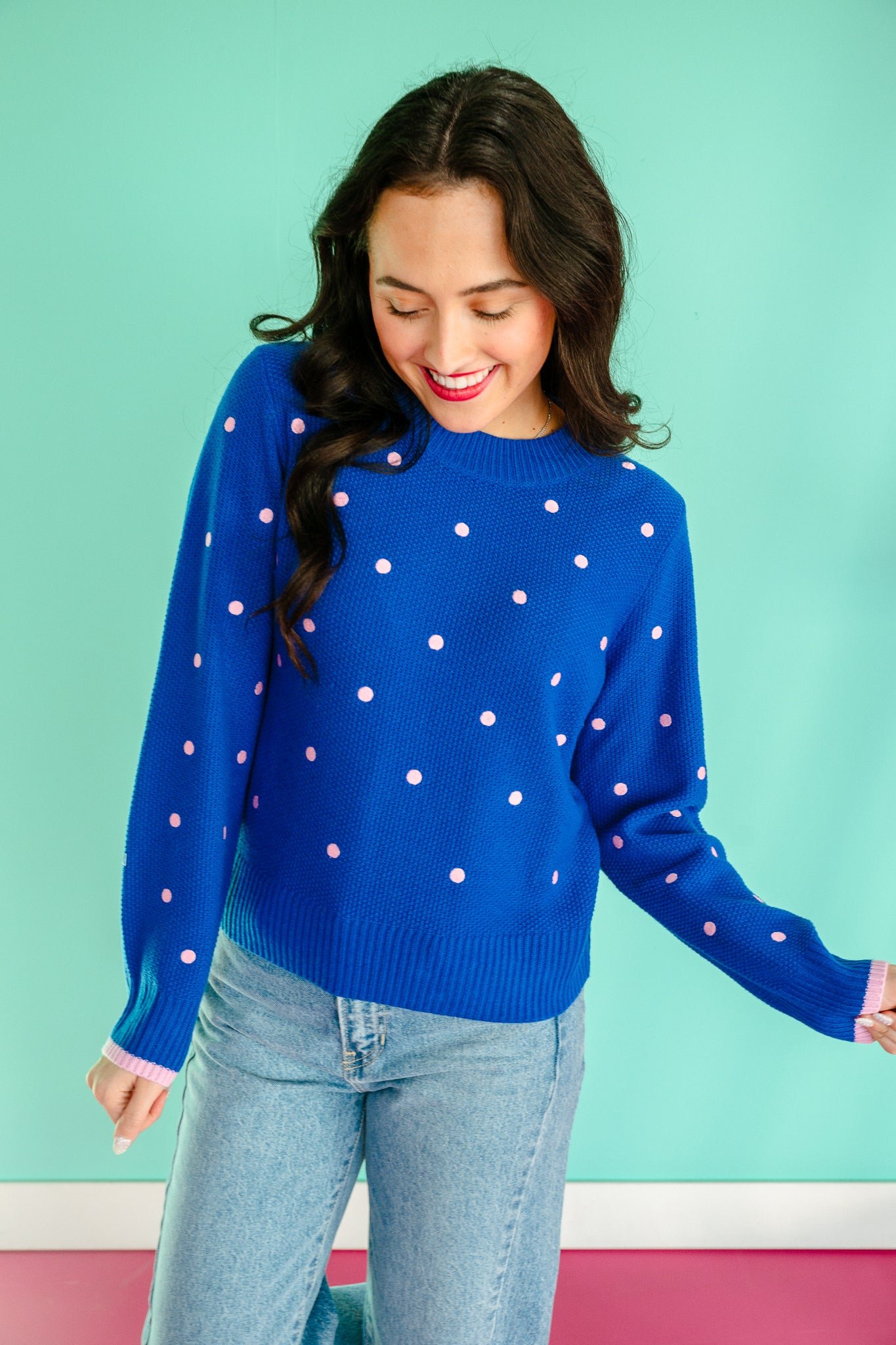 Lexi Polka Dot Sweater — view 2