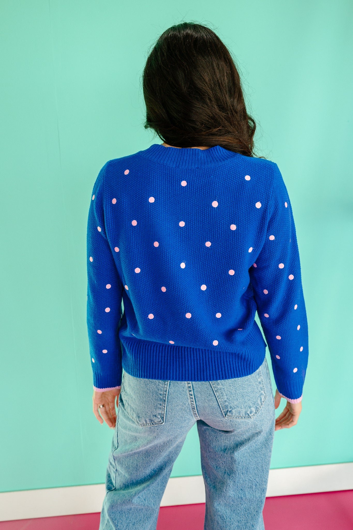 Lexi Polka Dot Sweater — view 4