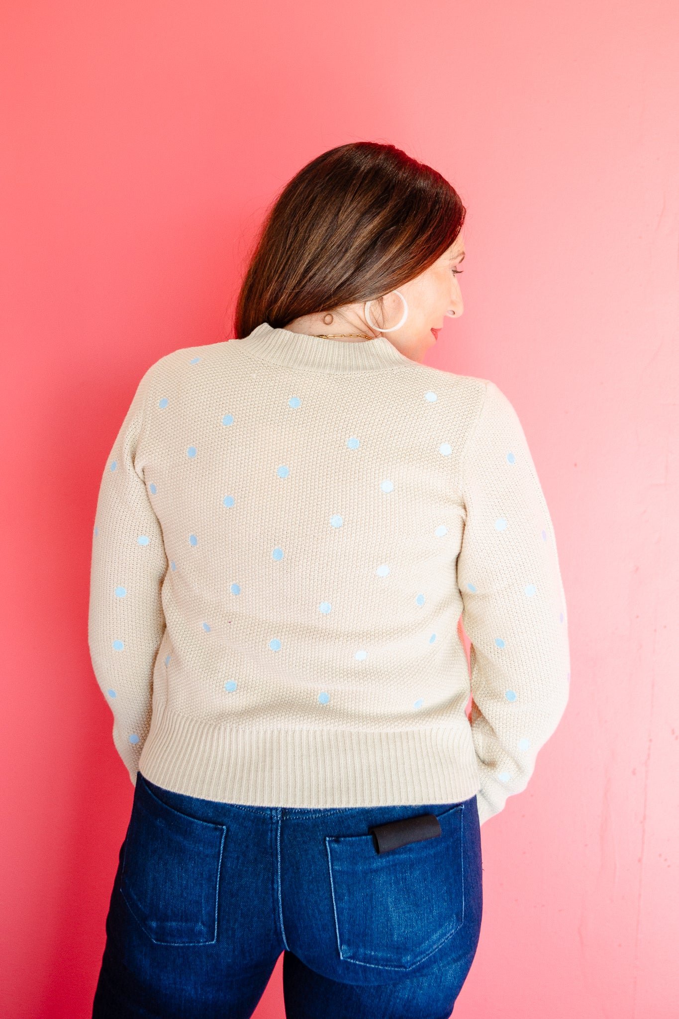 Lexi Polka Dot Sweater — view 9
