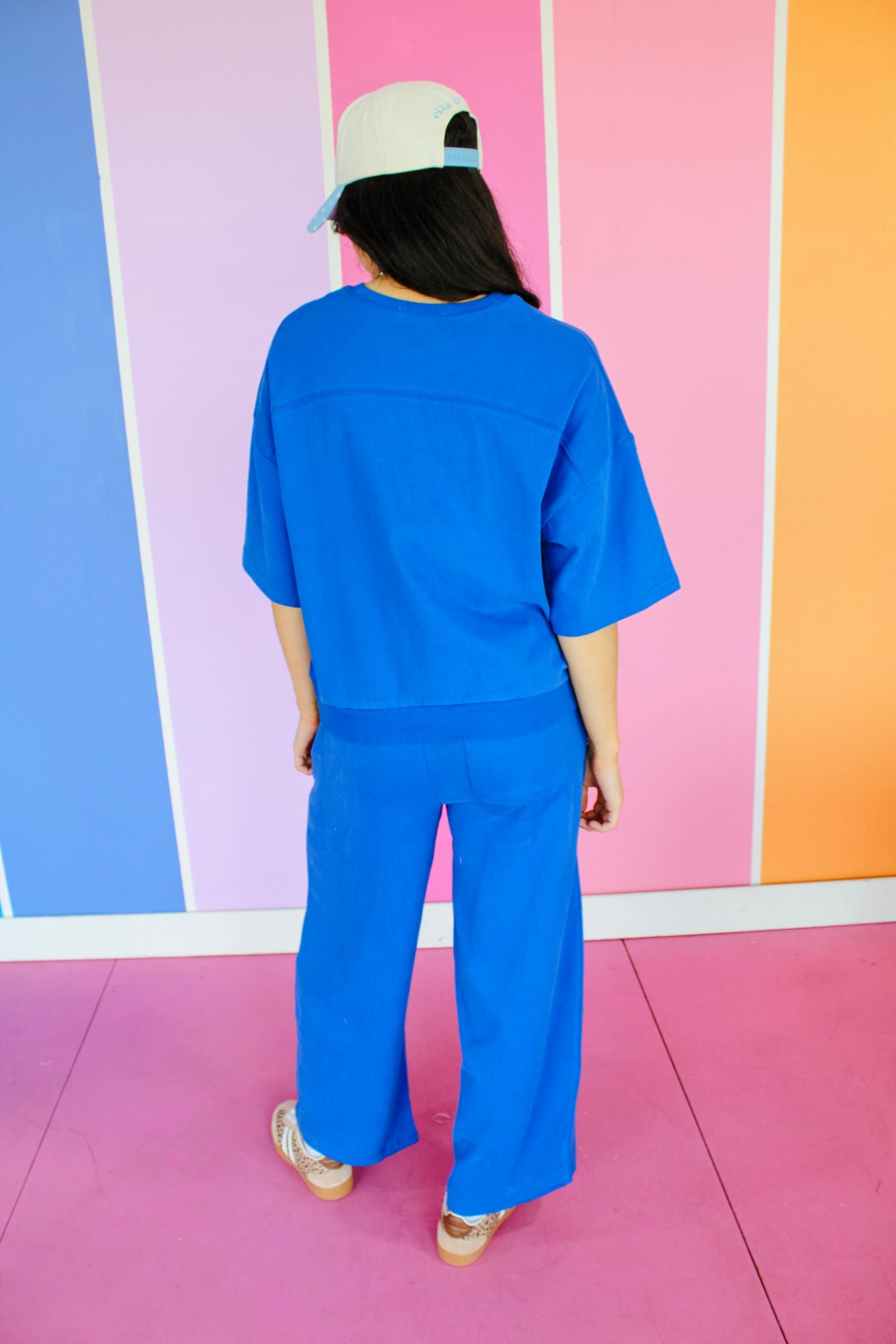 Ellie Lounge Pants - Vibrant Blue — view 4