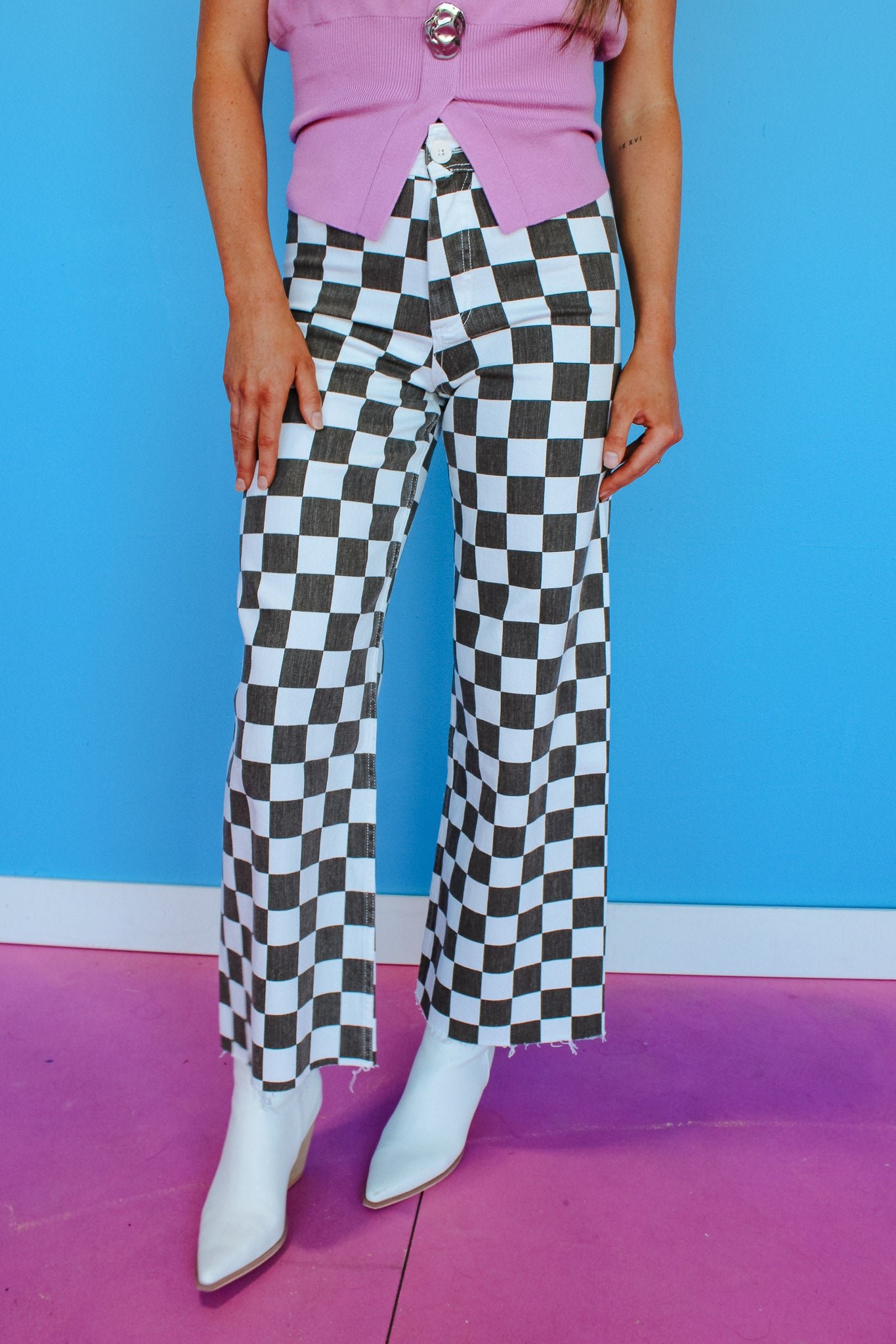 Sheridan Checkered Pants — view 5
