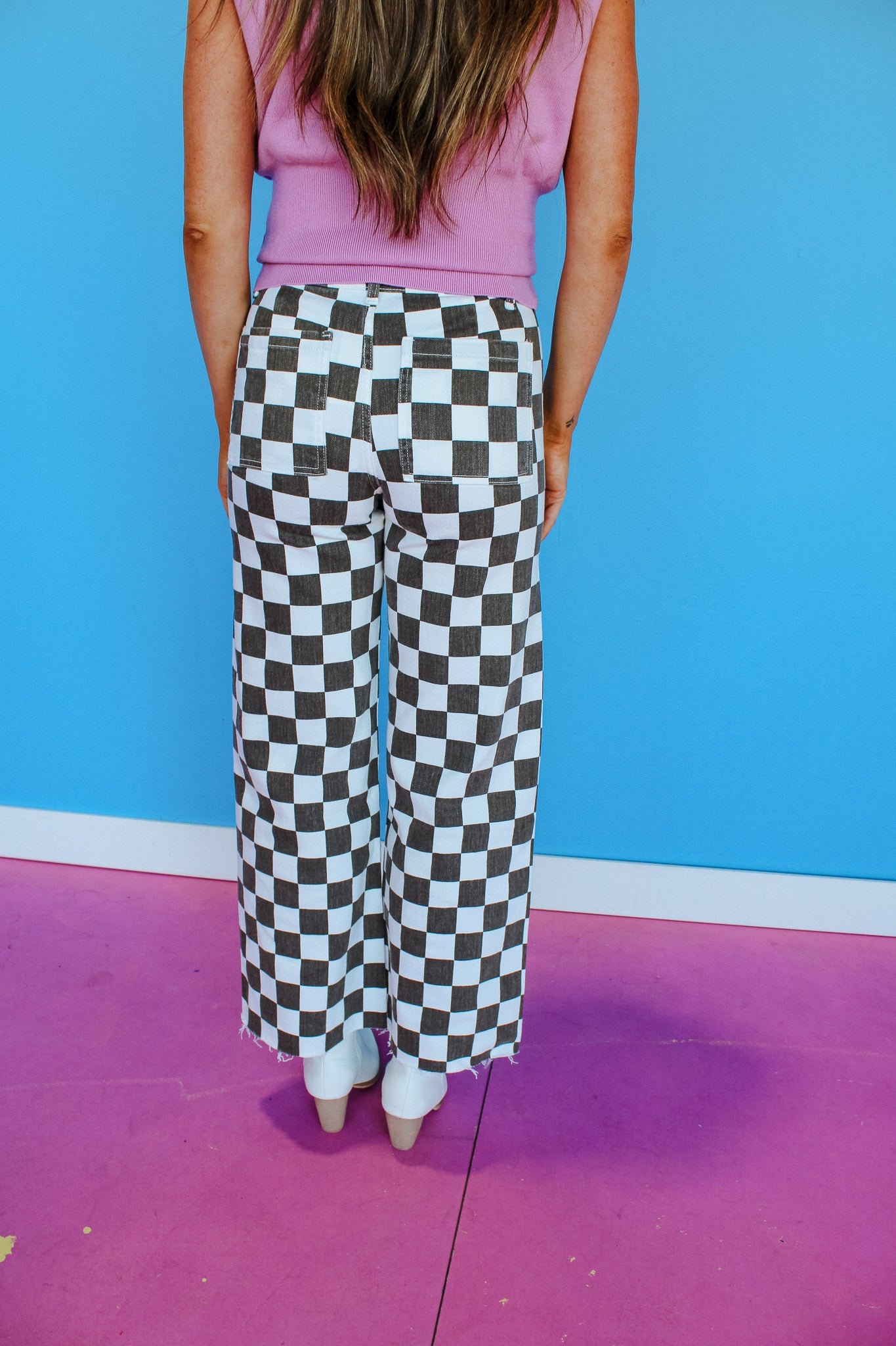 Sheridan Checkered Pants — view 7