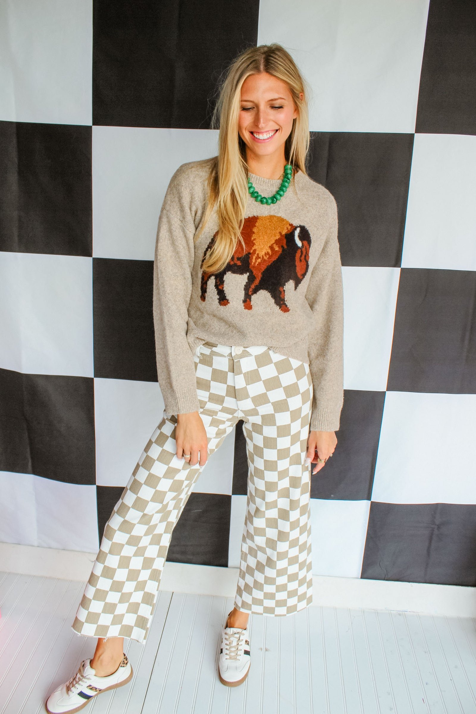 Sheridan Checkered Pants — view 9