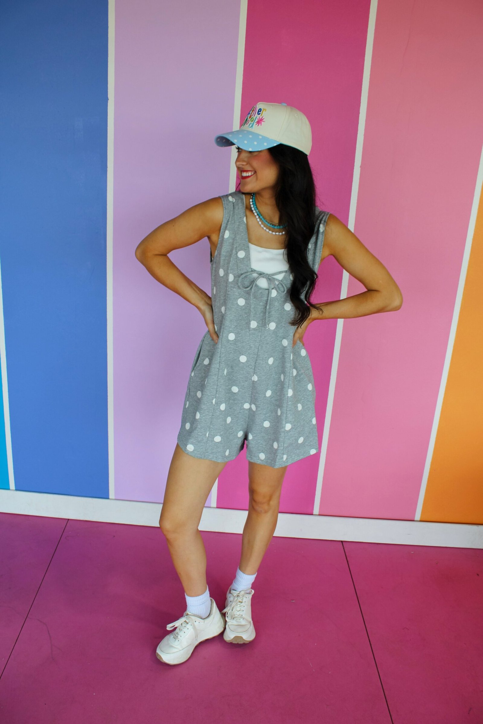 Zara Polka Dot Romper — view 7