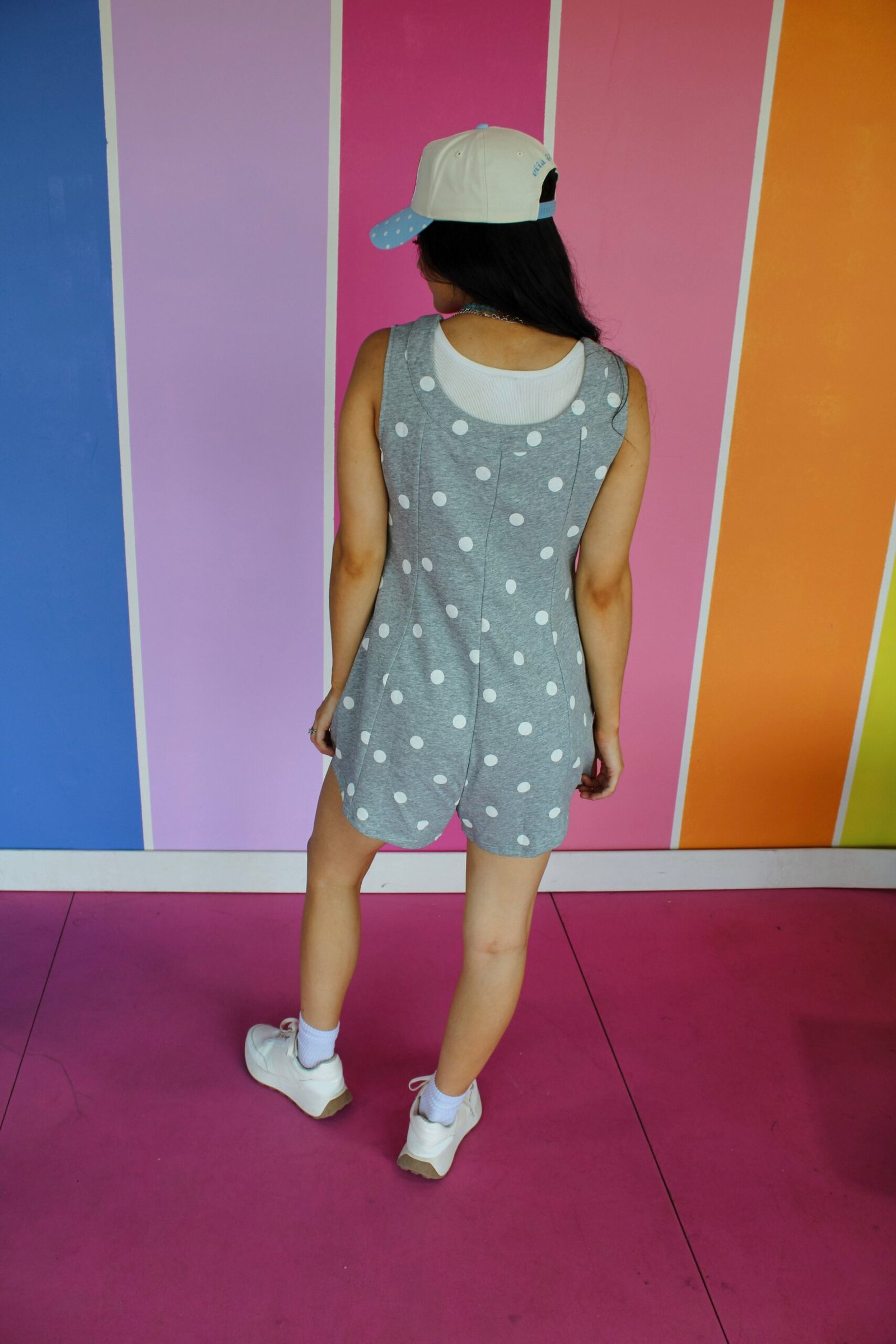 Zara Polka Dot Romper — view 8