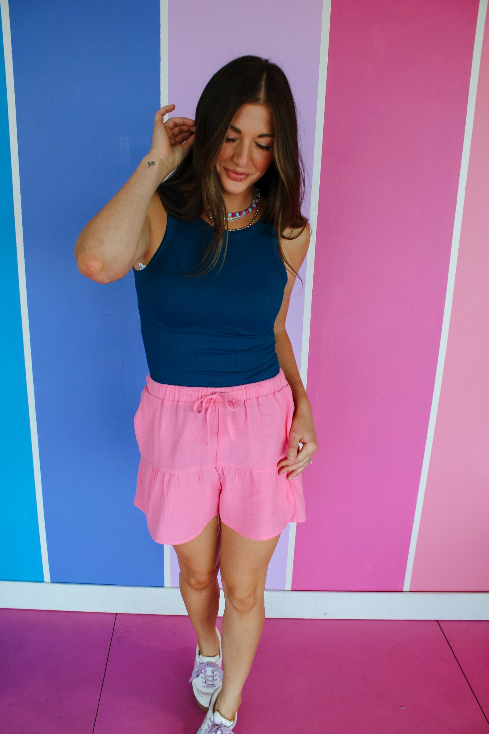 Benny Gauze Set - Rose / Shocking Pink — view 10