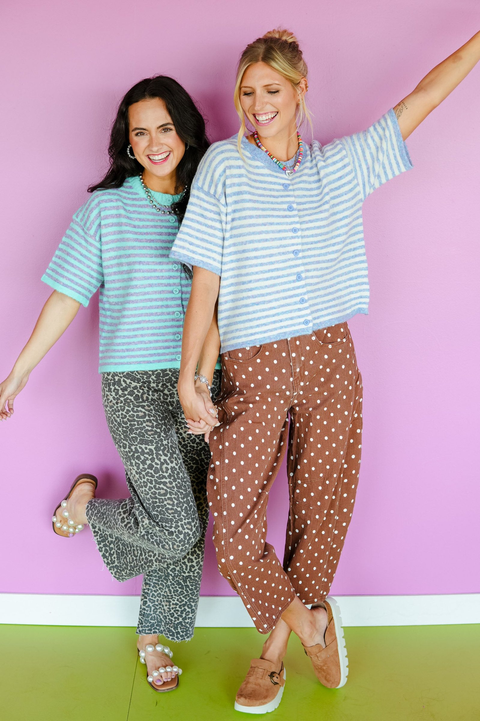 Fall Plans Striped Sweater — view 7