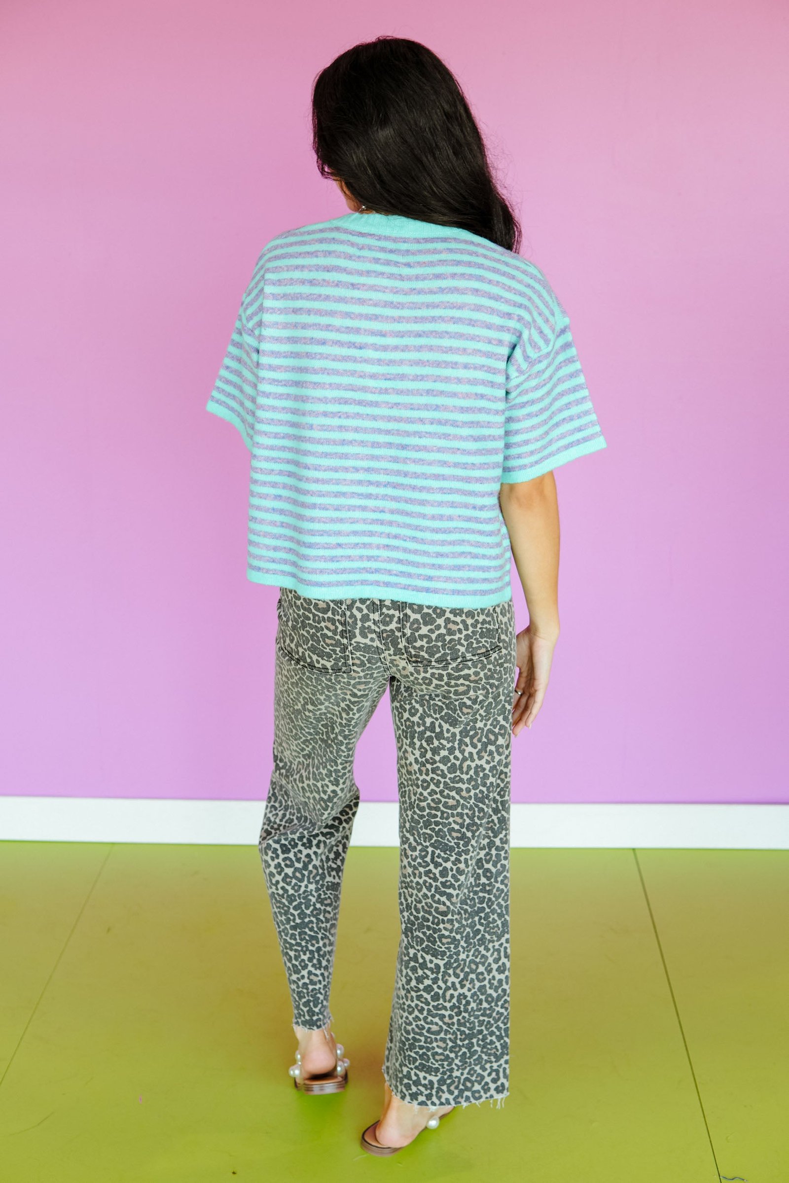 Fall Plans Striped Sweater — view 11