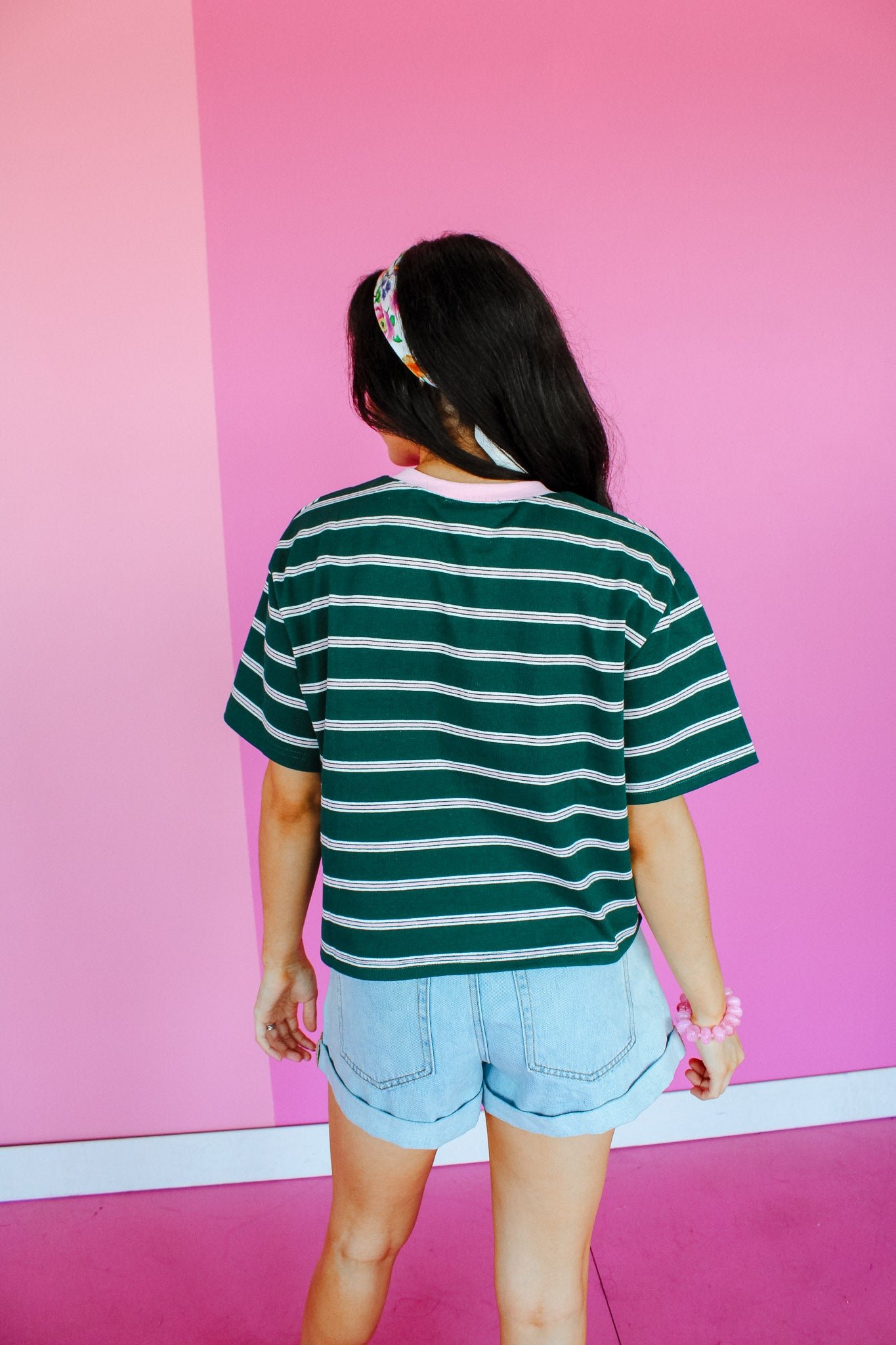 Adriane Striped Tee — view 13