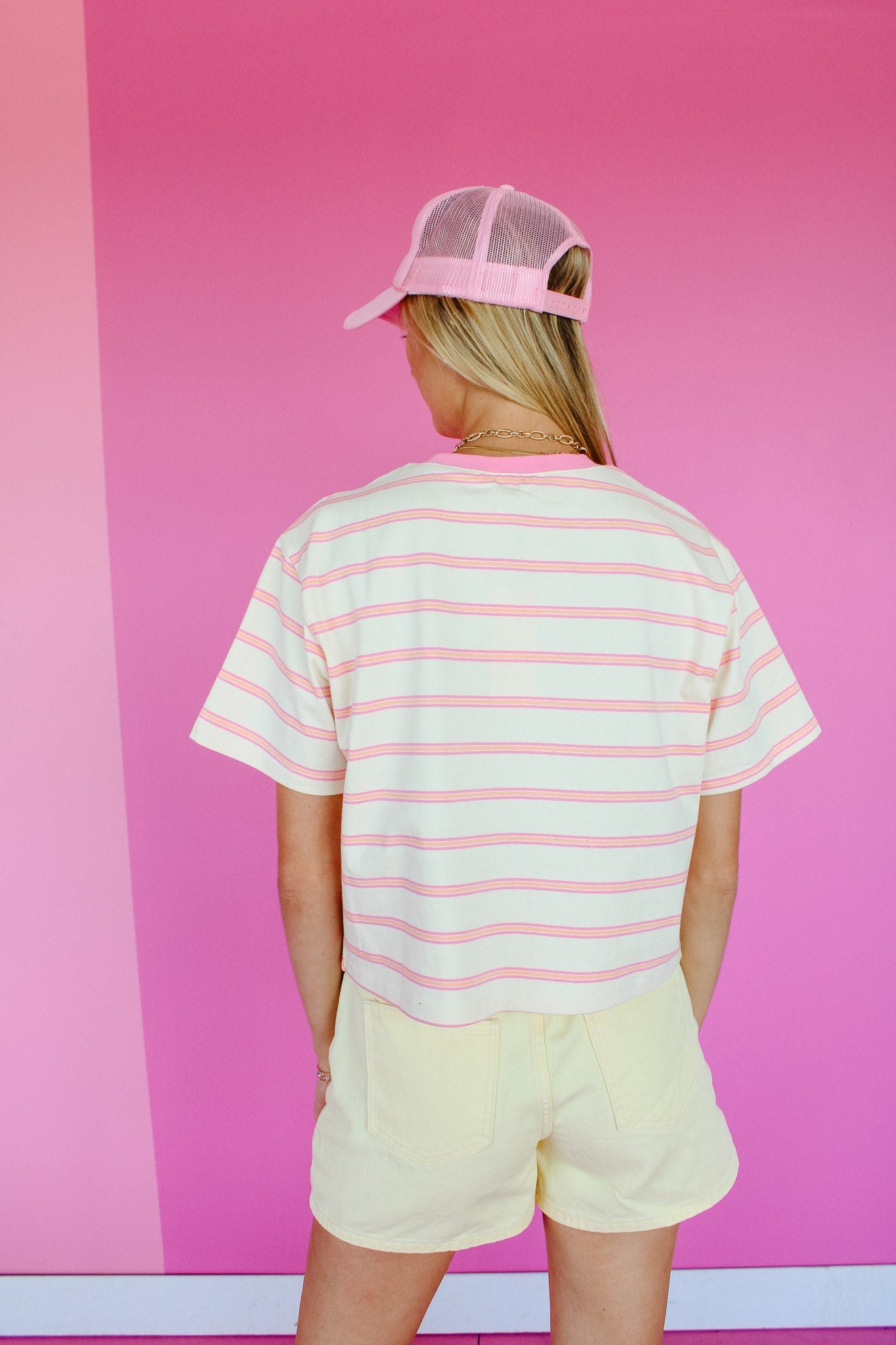 Adriane Striped Tee — view 7