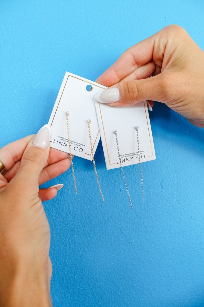 Darby Statement Chain Earrings